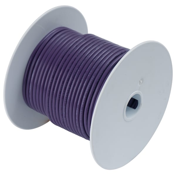 Primary Wire, Marine, 14 AWG, 1C C, Purple, Vinyl, Stranded, 600V, 250 ft.